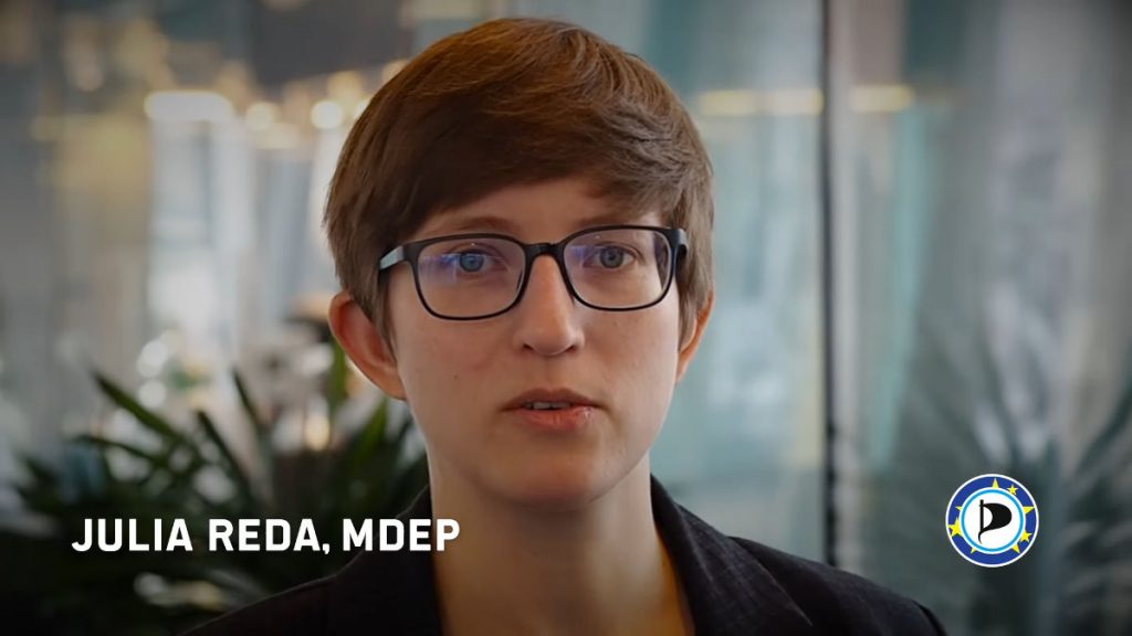 Julia Reda, Europa-Abgeordnete der Piraten