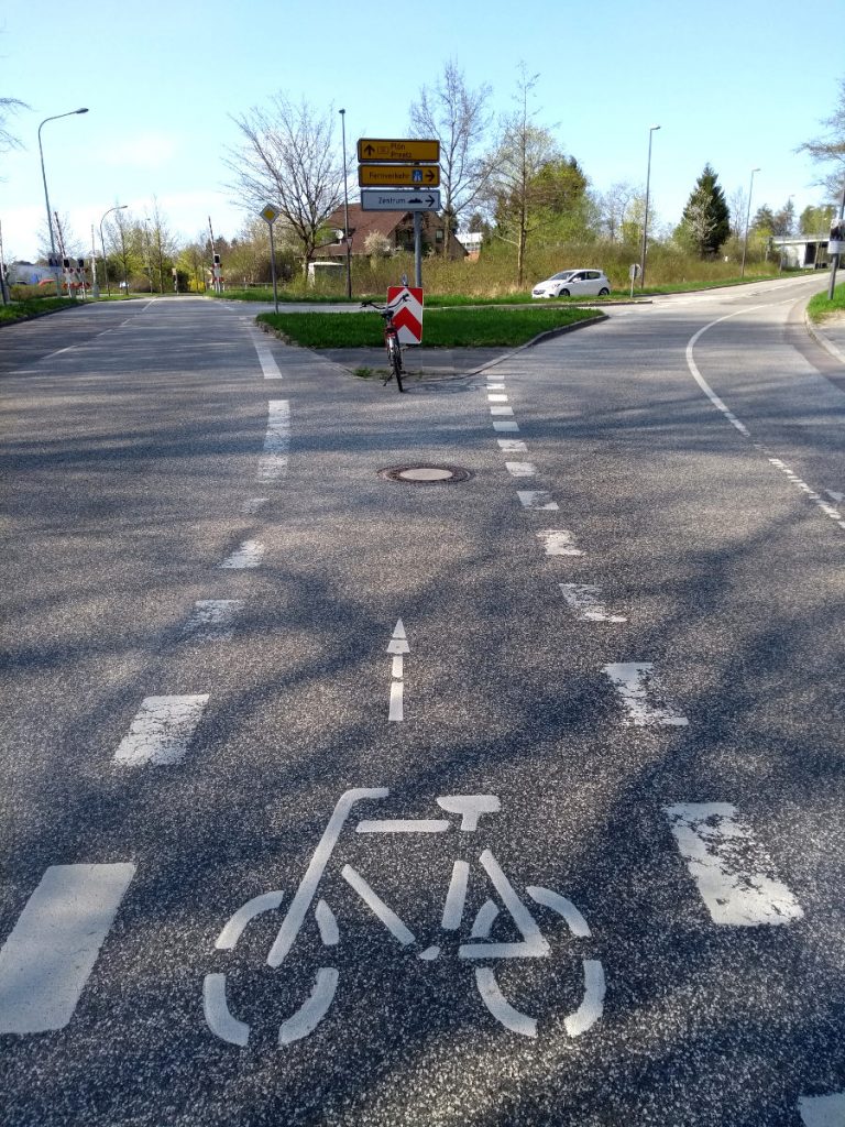 Radweg in Kiel